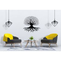 Baum Des Lebens Wandtatbestand Wurzeln Ast Wandkunst Sg2324 von StickOshop