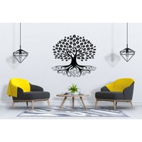 Baum Des Lebens Wandtatbestand Wurzeln Ast Wandkunst Sg2337 von StickOshop