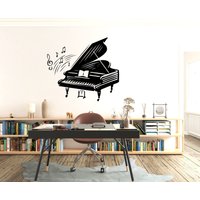 Klavier Musik Wandtattoos Musiknoten Wanddekoration Musiker 851Ez von StickOshop