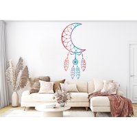 Mond Traumfänger Wandtatze Boho Einhorn Chic Traum Wand Kunst Diy Für Mädchen Kinderzimmer Schlafzimmer Wandbehang Dekoration Geschenk Party 340Ez von StickOshop