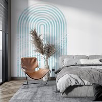 Regenbogen Voller Bogen, Marmor Bogen Mid Century Modern Boho Abziehbilder Moderne Aufkleber Kinderzimmer Dekor Wand Kunst Wohnkultur 810Ez von StickOshop