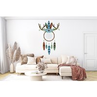 Traumfänger Wandtatze Boho Chic Traum Wandkunst Diy Für Mädchen Kinderzimmer Schlafzimmer Wandbehang Dekoration Geschenk Party 322Ez von StickOshop