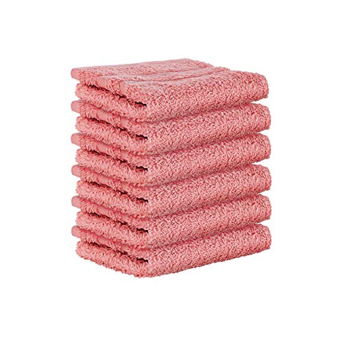 6 Stück Premium Frottee Waschandschuhe 15x21 cm in lachs von StickandShine in 500g/m² aus 100% Baumwolle von StickandShine Inh. Christian Müller