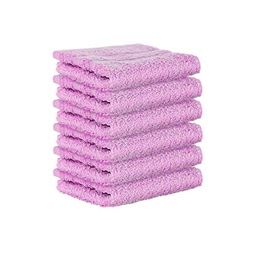 6 Stück Premium Frottee Waschandschuhe 15x21 cm in rosa von StickandShine in 500g/m² aus 100% Baumwolle von StickandShine Inh. Christian Müller