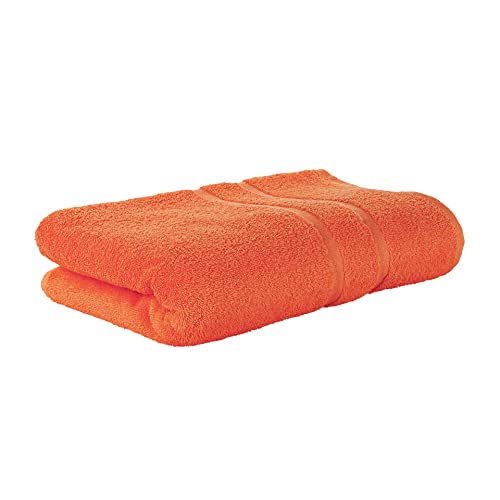 Premium Frottee Badetuch 100x150 cm in orange von StickandShine in 500g/m² aus 100% Baumwolle von StickandShine Inh. Christian Müller