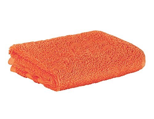 Premium Frottee Gästehandtuch 30x50 cm in orange von StickandShine in 500g/m² aus 100% Baumwolle von StickandShine Inh. Christian Müller