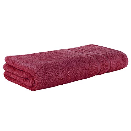 Premium Frottee Saunatuch 80x200 cm in bordeaux von StickandShine in 500g/m² aus 100% Baumwolle von StickandShine Inh. Christian Müller