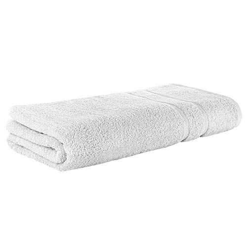 Premium Frottee Saunatuch 80x200 cm in weiß von StickandShine in 500g/m² aus 100% Baumwolle von StickandShine Inh. Christian Müller
