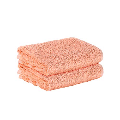 StickandShine 2er SET Premium Frottee Gästehandtuch 30x50 cm in peach in 500g/m² aus 100% Baumwolle StickandShine 2er SET Premium Frottee Gästehandtuch 30x50 cm in peach in 500g/m² aus 100% Baumwolle von StickandShine Inh. Christian Müller