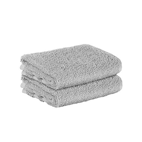 StickandShine 2er SET Premium Frottee Gästehandtuch 30x50 cm in hellgrau in 500g/m² aus 100% Baumwolle StickandShine 2er SET Premium Frottee Gästehandtuch 30x50 cm in hellgrau in 500g/m² aus 100% Baumwolle von StickandShine Inh. Christian Müller