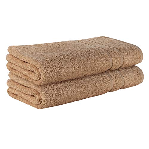 StickandShine 2er SET Premium Frottee Saunatuch 80x200 cm in hellbraun in 500g/m² aus 100% Baumwolle StickandShine 2er SET Premium Frottee Saunatuch 80x200 cm in hellbraun in 500g/m² aus 100% Baumwolle von StickandShine Inh. Christian Müller