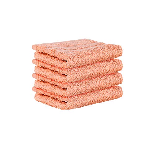 StickandShine 4er SET Premium Frottee Waschhandschuh 15x21 cm in peach in 500g/m² aus 100% Baumwolle StickandShine 4er SET Premium Frottee Waschhandschuh 15x21 cm in peach in 500g/m² aus 100% Baumwolle von StickandShine Inh. Christian Müller