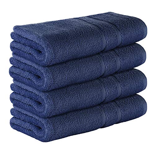 StickandShine 4er SET Premium Frottee Duschtuch 70x140 cm in hellblau in 500g/m² aus 100% Baumwolle von StickandShine Inh. Christian Müller