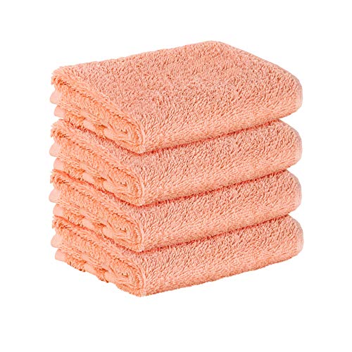StickandShine 4er SET Premium Frottee Gästehandtuch 30x50 cm in peach in 500g/m² aus 100% Baumwolle StickandShine 4er SET Premium Frottee Gästehandtuch 30x50 cm in peach in 500g/m² aus 100% Baumwolle von StickandShine Inh. Christian Müller
