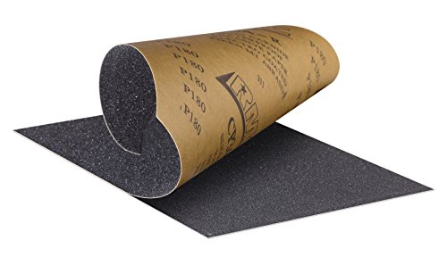 10 Blatt P180 Körnung Schleifpapier Nass und Trocken Sandpapier 230 x 280 mm von StickandShine