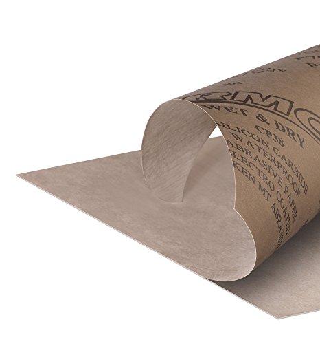 P7000 Körnung 5 Bogen Schleifpapier Nass und Trocken Sandpapier 210 x 110 mm von StickandShine