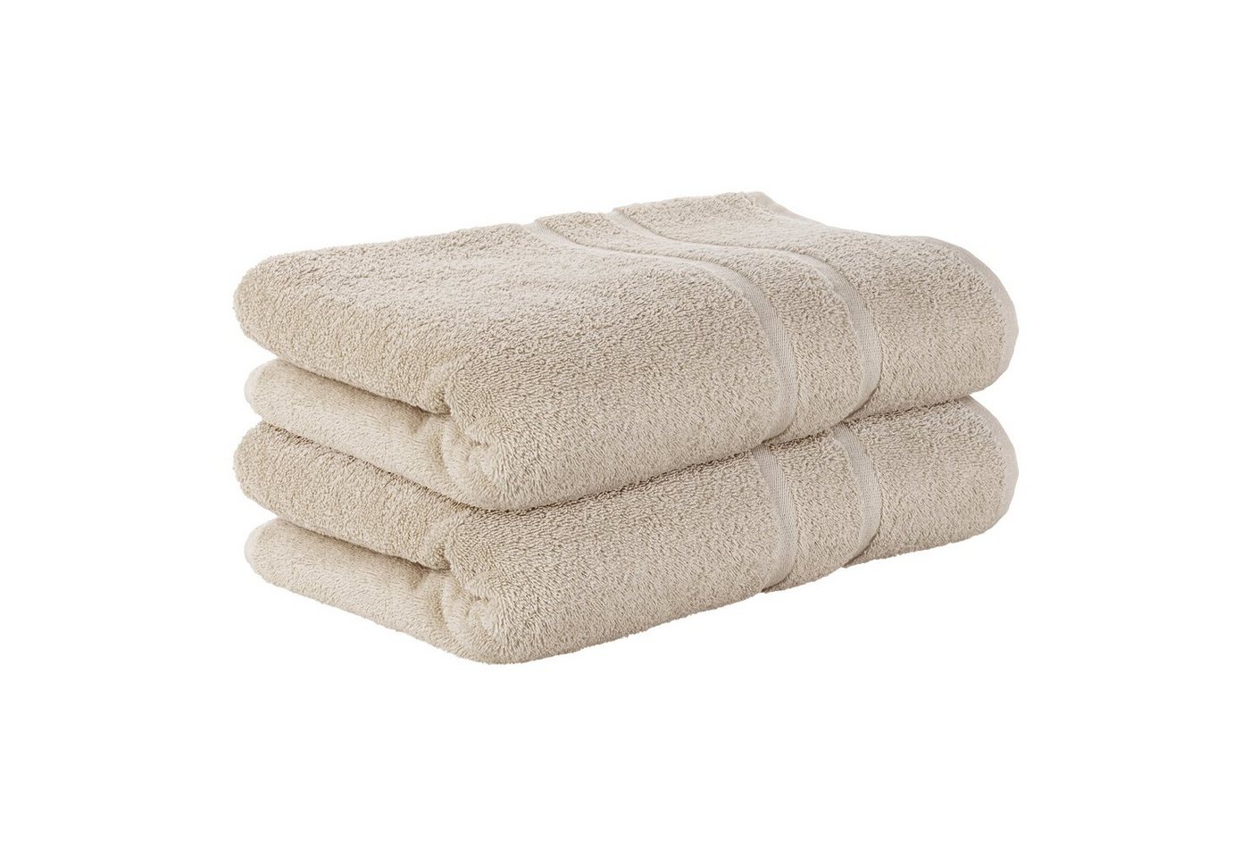 StickandShine Badetuch 2er Set Premium Frottee Badetuch 100x150 cm Baumwolle Frottee, 100% Baumwolle 500GSM Frottee von StickandShine