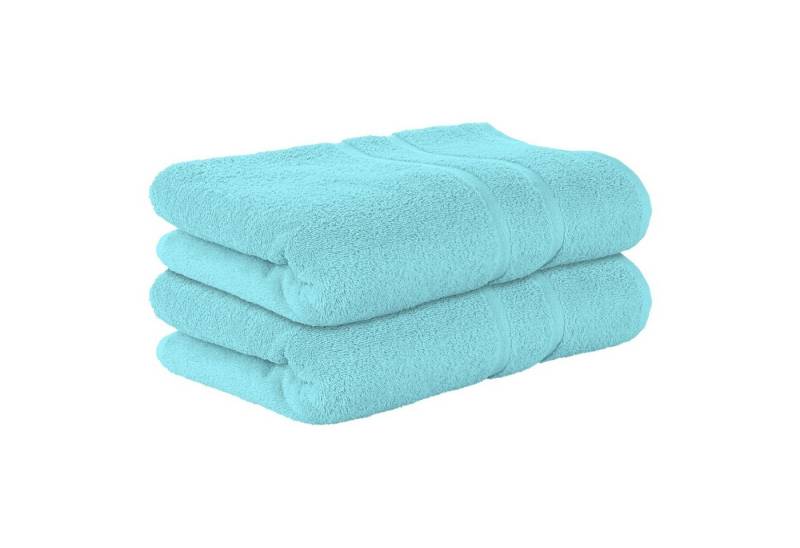 StickandShine Badetuch 2er Set Premium Frottee Badetuch 100x150 cm Baumwolle Frottee, 100% Baumwolle 500GSM Frottee von StickandShine