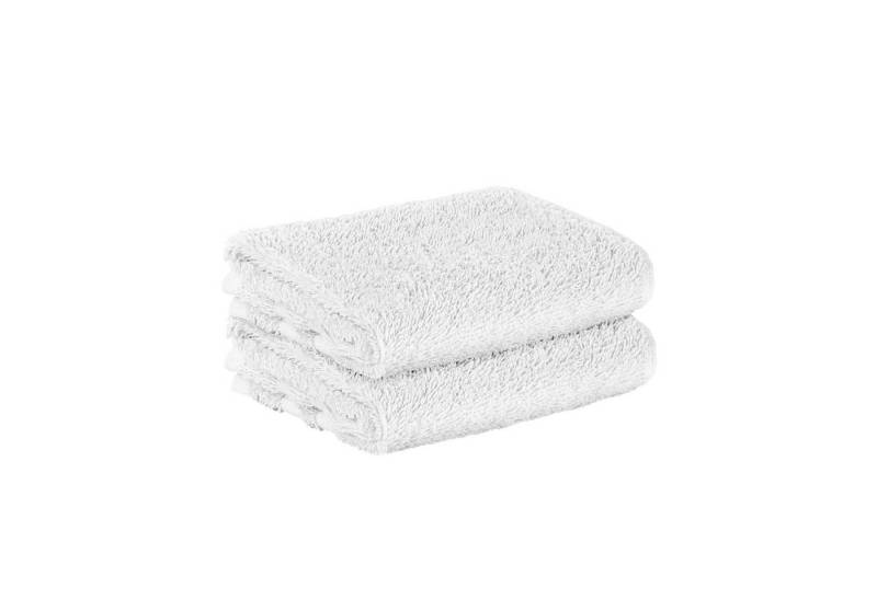 StickandShine Gästehandtücher 2er Set Premium Frottee Gästehandtücher 30x50 cm 500g 100% Baumwolle, 100% Baumwolle 500GSM Frottee von StickandShine