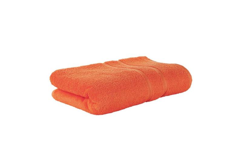 StickandShine Handtuch Handtücher Badetücher Saunatücher Dusch Gäste Orange Frottee von StickandShine