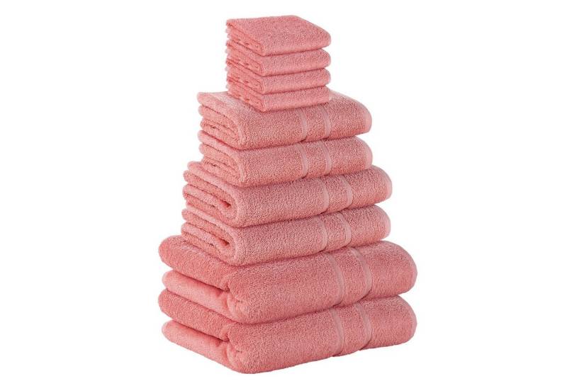 StickandShine Handtuch Set 4x Gästehandtuch 2x Handtücher 2x Duschtücher 2x Badetücher SET, (Spar-set), 100% Baumwolle 500 GSM von StickandShine