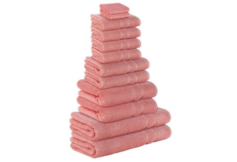 StickandShine Handtuch Set 4x Gästehandtuch 2x Handtücher 4x Duschtücher 2x Badetuch SET Frottee, (Spar-SET) von StickandShine
