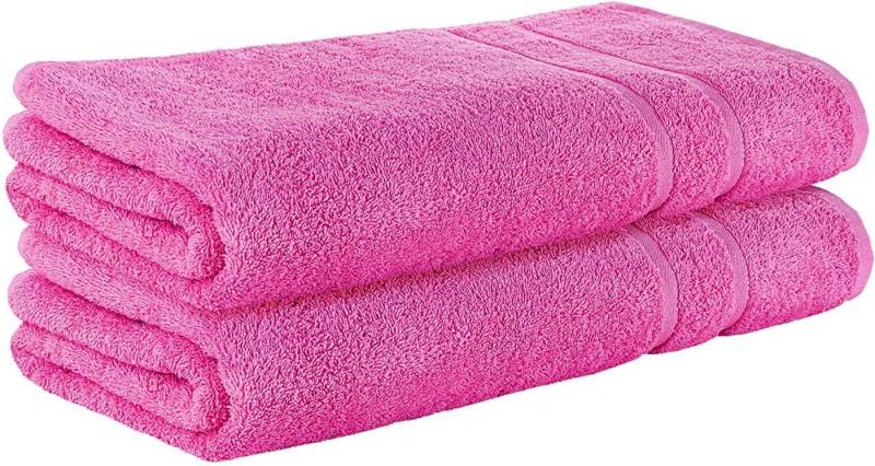 StickandShine Saunatuch 2er Set Premium Frottee Saunatuch 80x200 cm Baumwolle, 100% Baumwolle 500GSM Frottee von StickandShine