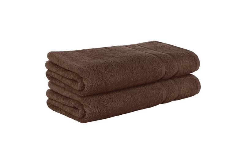 StickandShine Saunatuch 2er Set Premium Frottee Saunatuch 80x200 cm Baumwolle, 100% Baumwolle 500GSM Frottee von StickandShine