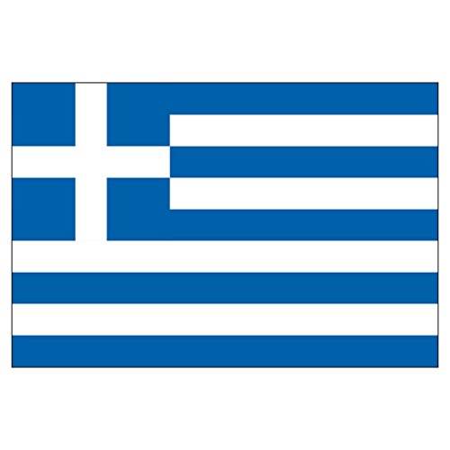 2er Set Griechenland Greece Flagge Fahne Aufkleber Vinyl Stickers 10cm von Sticker Design Shop
