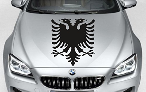 Albanien Albania Albanischer Adler Auto Aufkleber Sticker per Mail, 40 cm von Sticker Design Shop