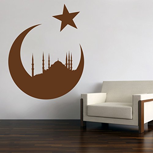 Istanbul Ay Yildiz Türkiye Wandtattoo Wandaufkleber Wandsticker Wohnzimmer Auto Laptop Aufkleber Sticker (30 cm, per Mail) von Sticker Design Shop