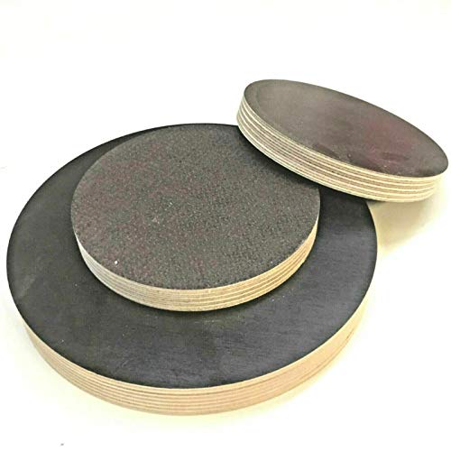 Siebdruckplatte Runde Holzscheibe Holz Rund Birke Scheibe Multiplex Sperrholz (Ø 120mm, Stärke/Dicke: 18mm) von Sticker Design Shop