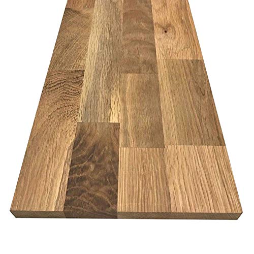 Sticker Design Shop Leimholzplatten Leimholzplatte Leimholz Eiche 18mm Verschiedene Größen (400x800mm 100€/qm) von Sticker Design Shop