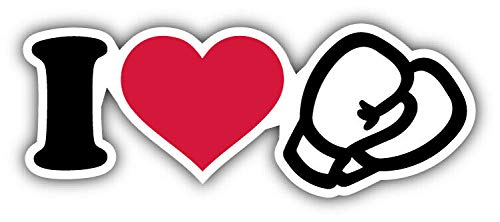10cm! Klebe-Folie Wetterfest Made-IN-Germany Ich Liebe I Love Boxing G2771 UV&Waschanlagenfest Auto-Aufkleber Sticker Decal 10cm! Klebe-Folie Wetterfest Made-IN-Germany Ich Liebe I Love Boxing G2771 UV&Waschanlagenfest Auto-Aufkleber Sticker Decal von Sticker-Designs