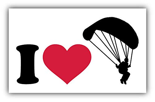 10cm! Klebe-Folie Wetterfest Made-IN-Germany Ich Liebe I Love Skydiver G2689 UV&Waschanlagenfest Auto-Aufkleber Sticker Decal 10cm! Klebe-Folie Wetterfest Made-IN-Germany Ich Liebe I Love Skydiver G2689 UV&Waschanlagenfest Auto-Aufkleber Sticker Decal von Sticker-Designs