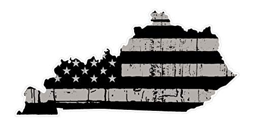 Sticker-Designs 10cm! Klebe-Folie Wetterfest Made-IN-Germany Kentucky State Staat USA Used-Look Flagge Fahne D372 UV&Waschanlagenfest Auto-Aufkleber Profi-Qualität! von Sticker-Designs