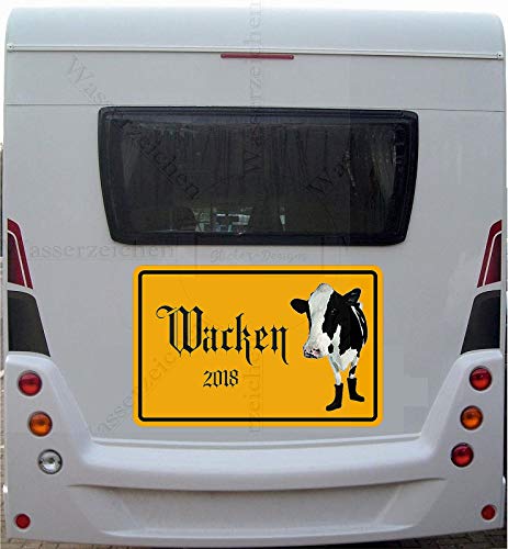 Sticker-Designs 10cm! Klebe-Folie Wetterfest Made-IN-Germany:Wacken Kuh Gummistiefel Ortsschild Metal 2018 WK4 Sticker-Designs 10cm! Klebe-Folie Wetterfest Made-IN-Germany:Wacken Kuh Gummistiefel Ortsschild Metal 2018 WK4 von Sticker-Designs