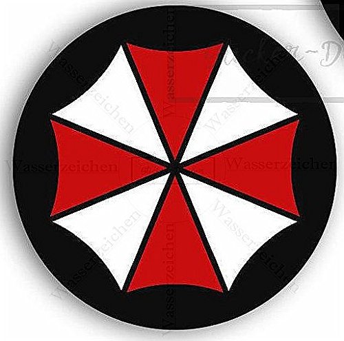 Sticker-Designs 25cm! Aufkleber-Folie Wetterfest Made IN Germany Vinyl Umbrella Corporation Resident Evil B106 Jahre haltbar UV&Waschanlagenfest Auto-Vinyl-Sticker Decal ProfiQualität von Sticker-Designs