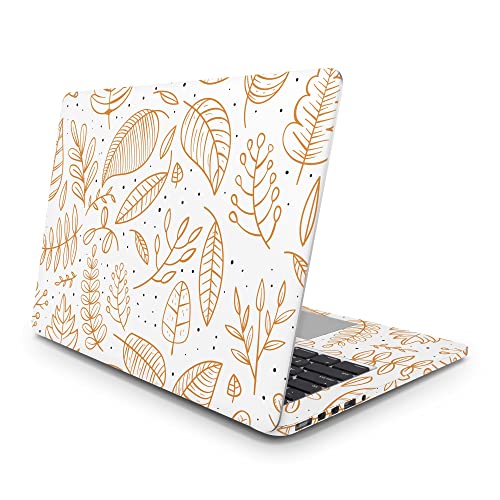 Sticker Master Autumn Background with Leaves Vinyl-Aufkleber Skin Cover 13 14 15 Zoll Notebook-Aufkleber für MacBook Asus Acer Hp Lenovo Huawei Dell Vs Toshiba 15.4 inch (36x26 cm) von Sticker Master