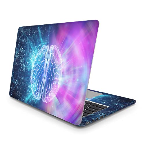 Sticker Master Brain Blue Vinyl-Aufkleber Skin Cover 13 14 15 Zoll Notebook-Aufkleber für MacBook Asus Acer Hp Lenovo Huawei Dell Vs Toshiba 16 inch (25x19 cm) von Sticker Master