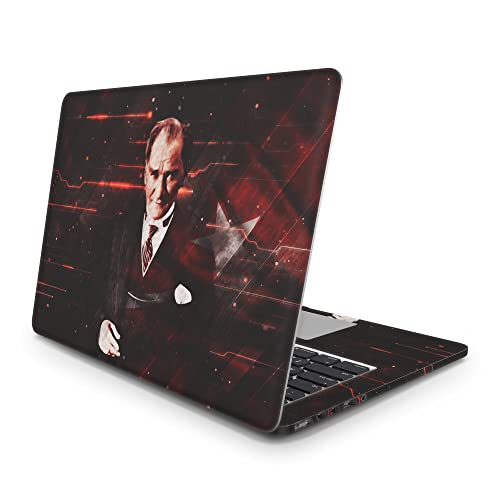 Sticker Master Mustafa Kemal Atatürk impressive Vinyl-Aufkleber Skin Cover 13 14 15 Zoll Notebook-Aufkleber für MacBook Asus Acer Hp Lenovo Huawei Dell Vs Toshiba 15.4 inch (36x26 cm) von Sticker Master