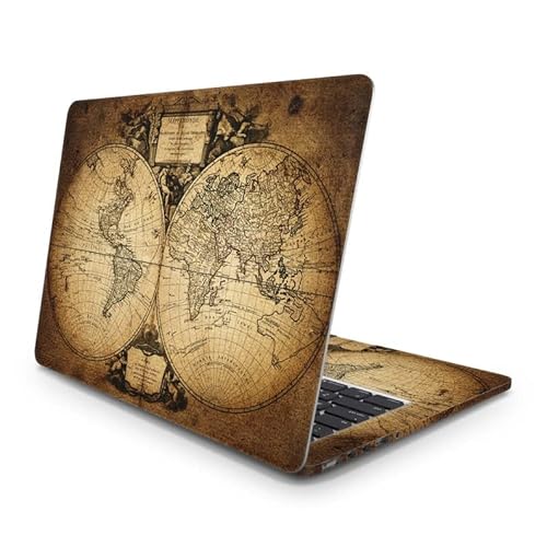 Sticker Master Old Historic World Map Art Vinyl-Aufkleber Skin Cover 13 14 15 Zoll Notebook-Aufkleber für MacBook Asus Acer Hp Lenovo Huawei Dell Vs Toshiba 10 inch (25x19 cm) von Sticker Master
