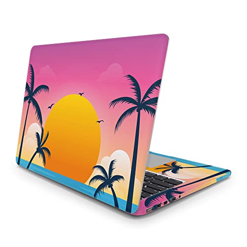 Sticker Master Paradise Tropical Vinyl-Aufkleber Skin Cover 13 14 15 Zoll Notebook-Aufkleber für MacBook Asus Acer Hp Lenovo Huawei Dell Vs Toshiba 14 inch (35x26 cm) von Sticker Master