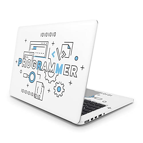 Sticker Master Programmer 1010 Laptop Vinyl Sticker Skin Cover 13 14 15 Inch Notebook Decal for MacBook Asus Acer Hp Lenovo Huawei Dell Ms Toshiba 15.6 inch (38x27 cm) von Sticker Master