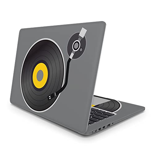 Sticker Master Retro Vinyl Record Player Vinyl-Aufkleber Skin Cover 13 14 15 Zoll Notebook-Aufkleber für MacBook Asus Acer Hp Lenovo Huawei Dell Vs Toshiba 17 inch (39x27 cm) von Sticker Master
