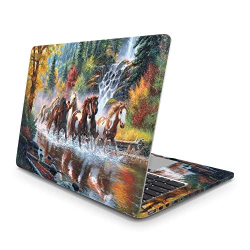 Sticker Master Running Horse Laptop Vinyl Sticker Skin Cover 13 14 15 Inch Notebook Decal for MacBook Asus Acer Hp Lenovo Huawei Dell Ms Toshiba 15.6 inch (38x27 cm) von Sticker Master