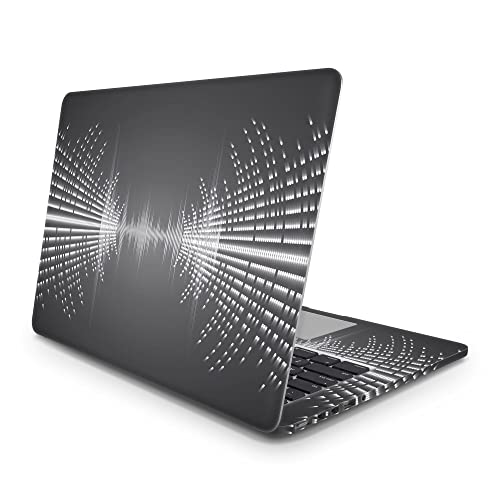 Sticker Master Sound Waves Laptop Vinyl Sticker Skin Cover 13 14 15 Inch Notebook Decal for MacBook Asus Acer Hp Lenovo Huawei Dell Ms Toshiba 15.6 inch (38x27 cm) von Sticker Master