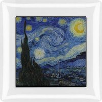 Lichtschalter-Sticker | Van Gogh Sternennacht Aufkleber 5, 4x5, 3cm von StickerAusKoeln