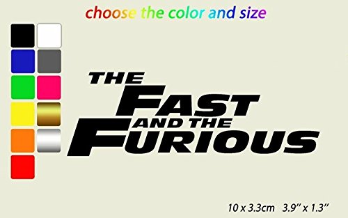 Fast-and-Furious-Aufkleber – Autoscheiben-Vinyl-Aufkleber von StickerBorough