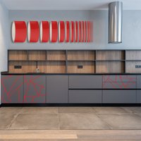 Dekorband Matt Rot Konturenband Sticker Tuning Auto Streifenfolien Autoaufkleber Schrankwand Möbelfolie Sideboard Möbel Dekor Farblinienband von StickerKlinik